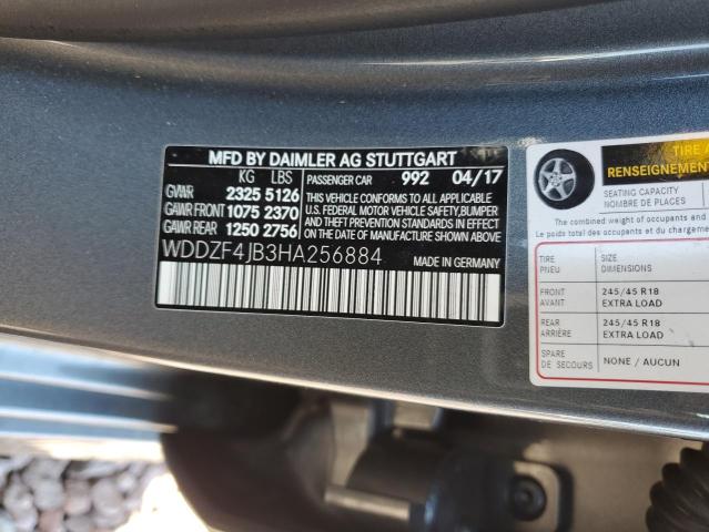 WDDZF4JB3HA256884 Mercedes-Benz E 300