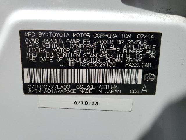 JTHBF1D2XE5029135 Lexus IS 250