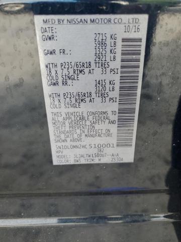 5N1DL0MN2HC510001 Infiniti QX60