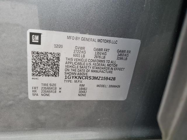 1GYKNCRS3MZ159428 Cadillac Xt5 Premium Luxury
