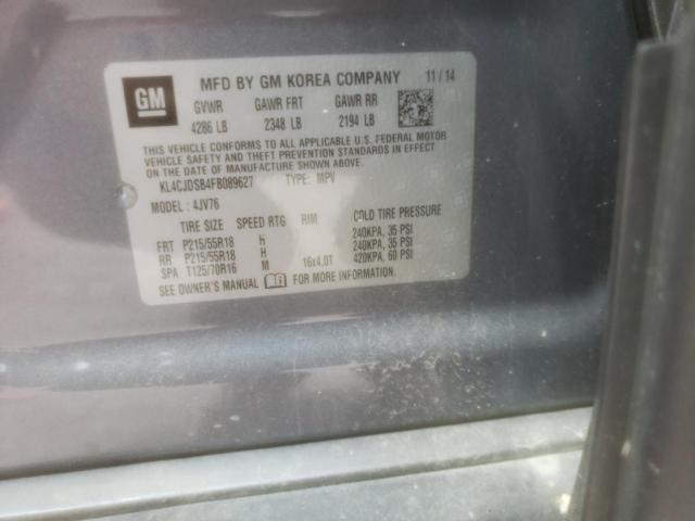 KL4CJDSB4FB089627 Buick Encore Premium