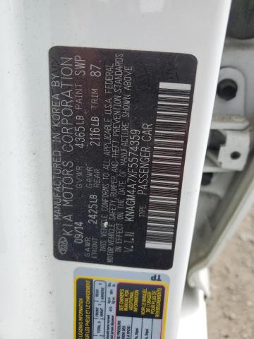 KNAGM4A7XF5574359 KIA Optima Lx