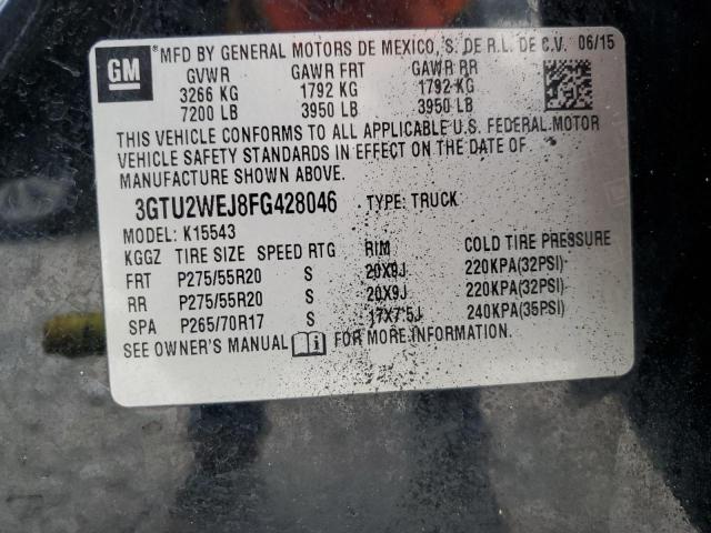 3GTU2WEJ8FG428046 GMC Sierra K1500 Denali
