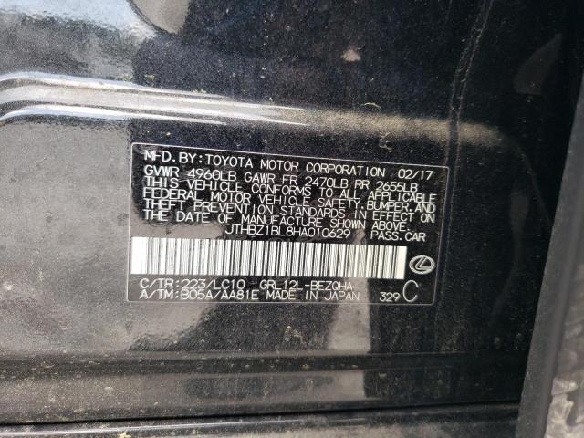 JTHBZ1BL8HA010629 Lexus Gs 350 Base