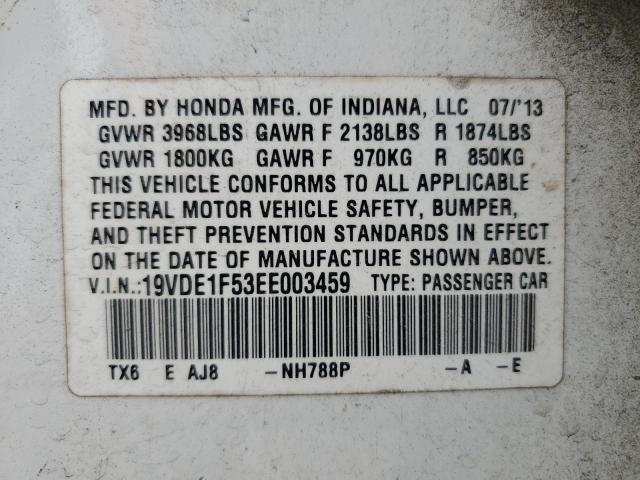 19VDE1F53EE003459 Acura Ilx 20 Premium