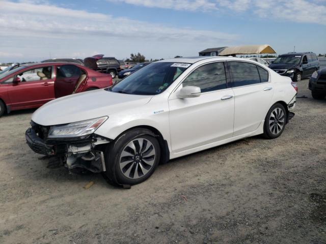 2017 Honda Accord Touring Hybrid მანქანა იყიდება აუქციონზე, vin: JHMCR6F74HC021145, აუქციონის ნომერი: 50371804