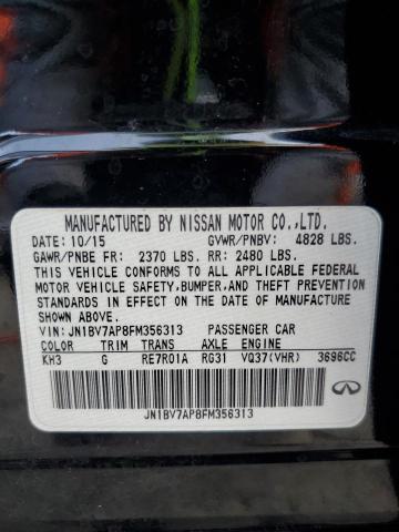 JN1BV7AP8FM356313 Infiniti Q50 BASE