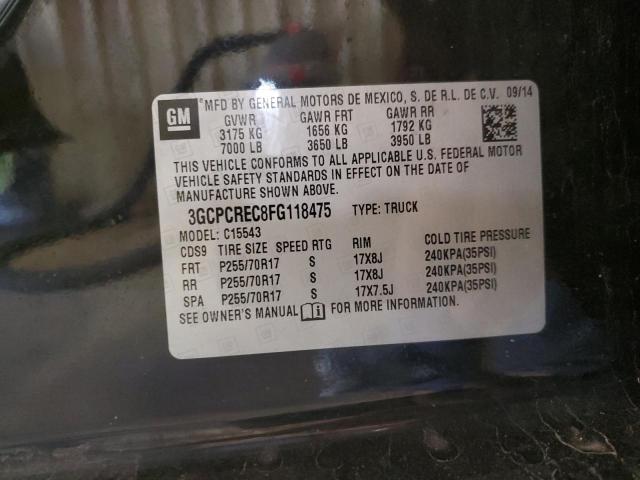 3GCPCREC8FG118475 Chevrolet Silverado C1500 Lt