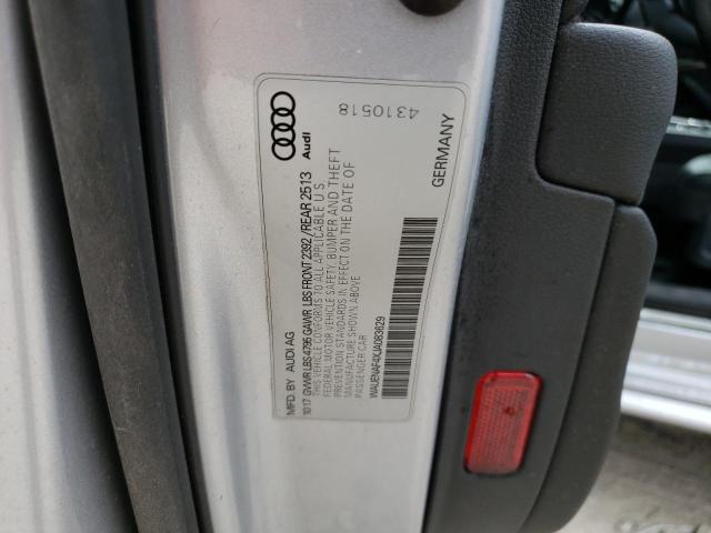 WAUENAF4XJA083629 Audi A4 Premium Plus