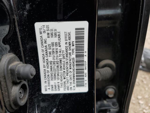 2HKRM4H34EH694039 Honda CR-V LX