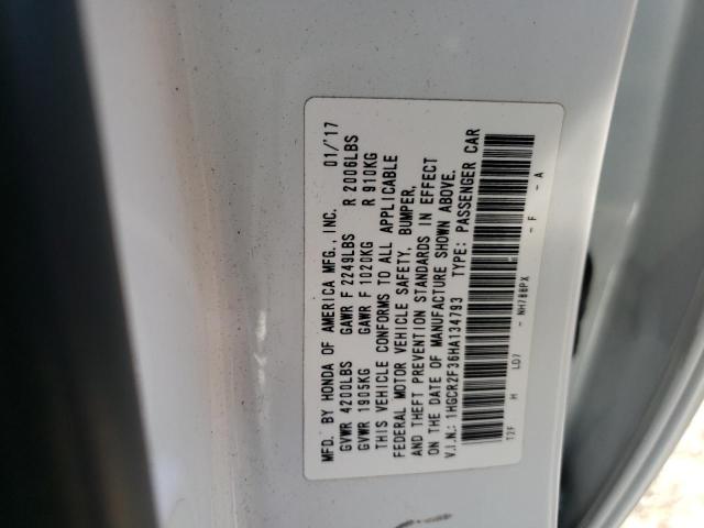 1HGCR2F36HA134793 Honda ACCORD LX