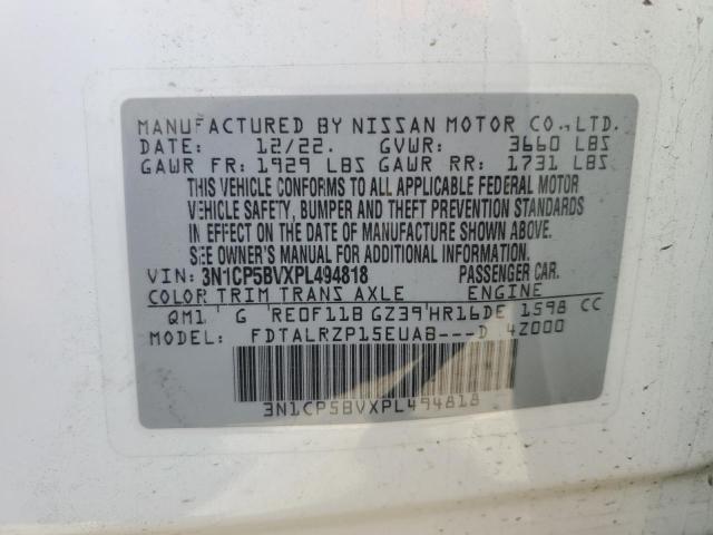 3N1CP5BVXPL494818 Nissan KICKS S