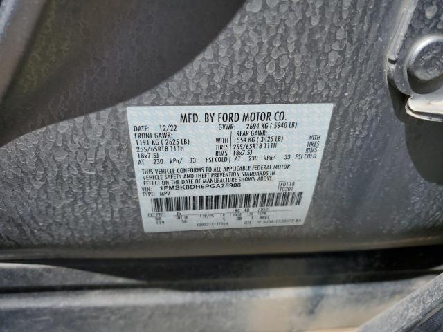 1FMSK8DH6PGA26908 Ford EXPLORER XLT