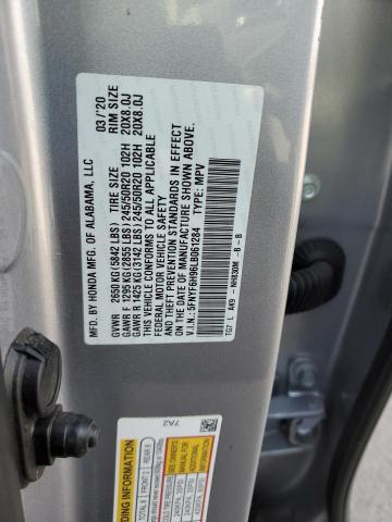 5FNYF6H96LB061284 Honda Pilot Touring