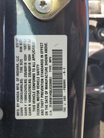 7FARW1H50JE039951 Honda CR-V EX