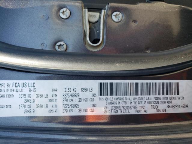 1C6RR6LM6GS107705 RAM 1500 Slt