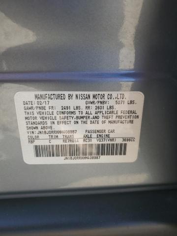 JN1BJ0RRXHM408987 Infiniti QX50