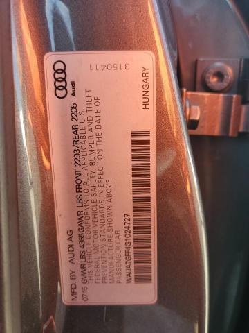 WAUA7GFF4G1024727 Audi A3 PREMIUM