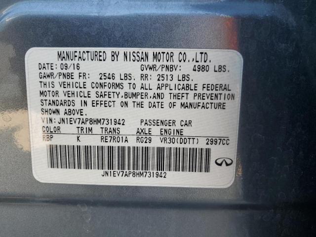 JN1EV7AP8HM731942 Infiniti Q50 Premium