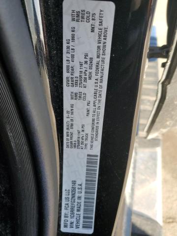 1C6RREFG2NN358149 RAM 1500 Big Horn/lone Star