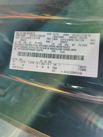 1FT8W3BT8KEF12976 Ford F350 Super Duty