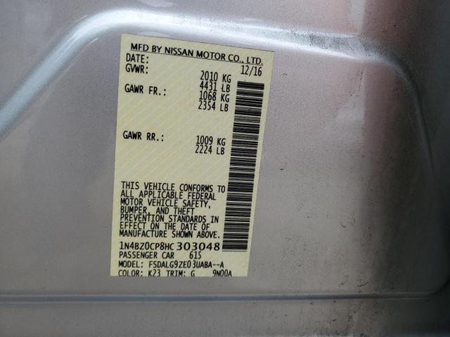 1N4BZ0CP8HC303048 Nissan LEAF S