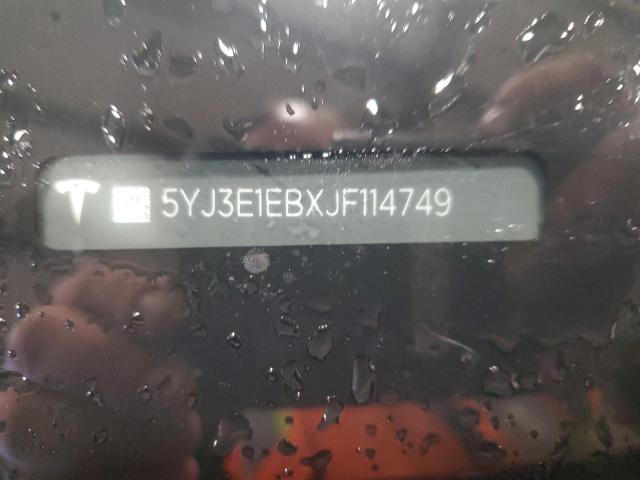 5YJ3E1EBXJF114749 Tesla MODEL 3