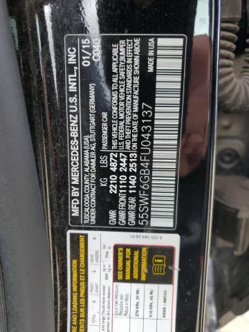 55SWF6GB4FU043137 Mercedes-Benz C 400 4matic