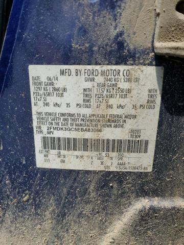 2FMDK3GC5EBA83066 Ford EDGE SE