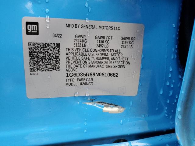 1G6D35R68N0810662 Cadillac Ct5-v Blackwing