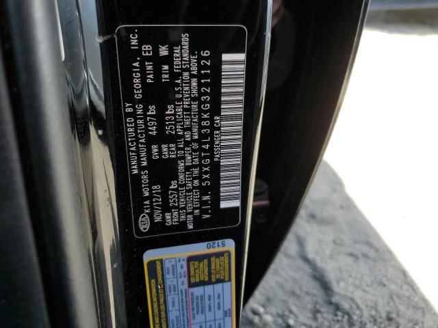 5XXGT4L38KG321126 KIA Optima Lx