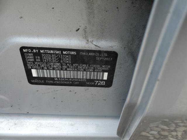 ML32A3HJ8JH004825 Mitsubishi MIRAGE ES