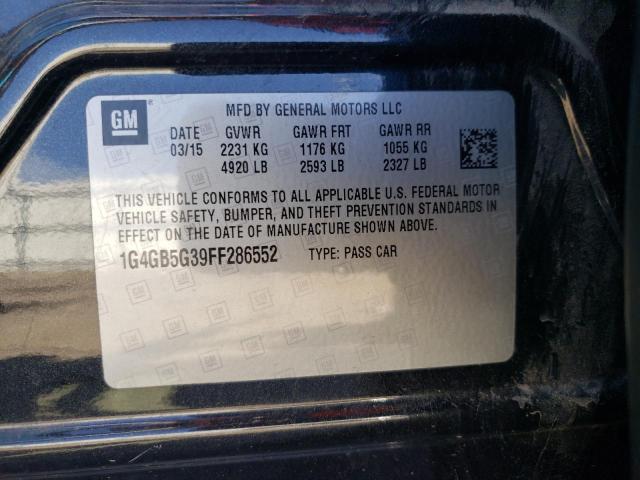 1G4GB5G39FF286552 Buick Lacrosse