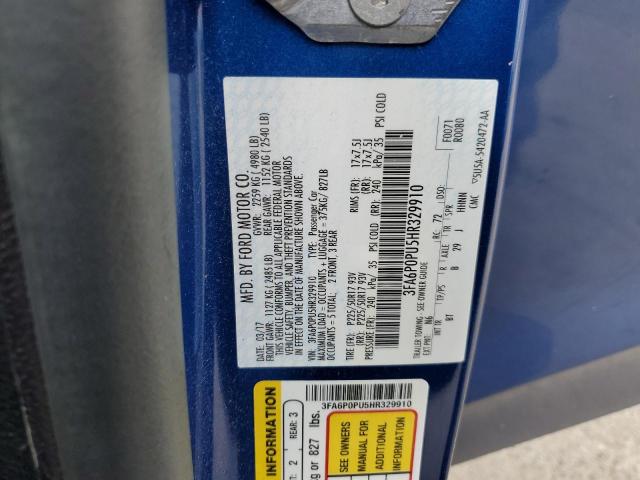 3FA6P0PU5HR329910 Ford Fusion Se Phev
