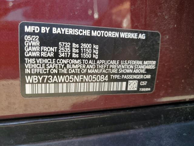 WBY73AW05NFN05084 BMW I4 Edrive 40