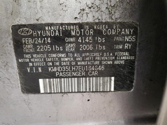 KMHD35LH7EU184646 Hyundai ELANTRA GT