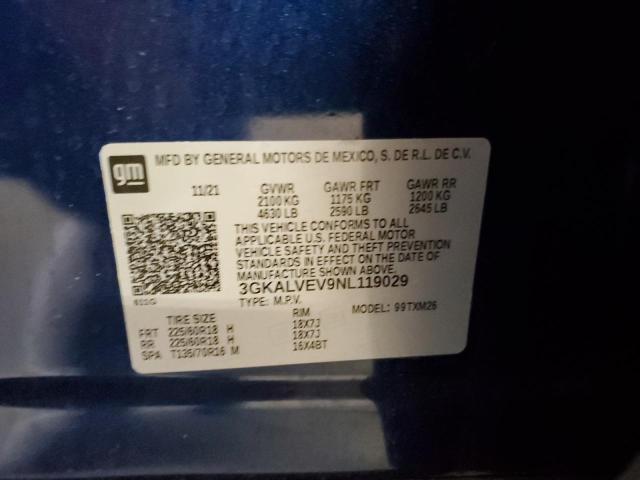 3GKALVEV9NL119029 GMC Terrain Slt
