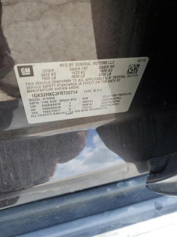 1GKS2HKC3FR730714 GMC Yukon Xl K1500 Slt