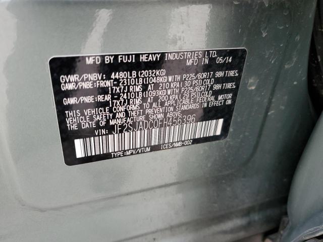 JF2SJADC0FH456396 Subaru Forester 2.5i Premium