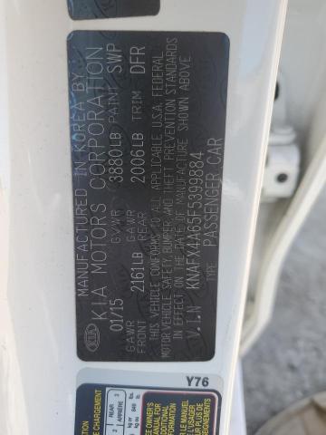 KNAFX4A65F5399884 KIA FORTE LX