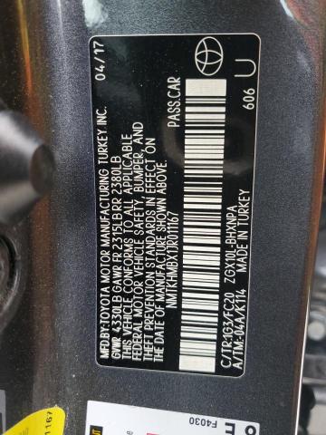 NMTKHMBX1JR011167 Toyota C-HR XLE