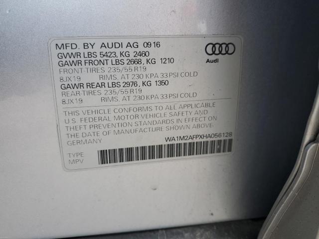 WA1M2AFPXHA056128 Audi Q5 Premium Plus