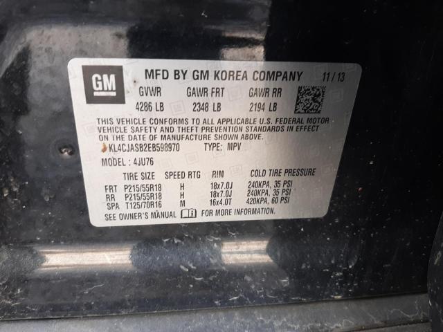 KL4CJASB2EB598970 Buick Encore
