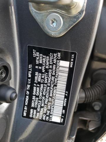 SHHFK7H77JU408673 Honda CIVIC EXL