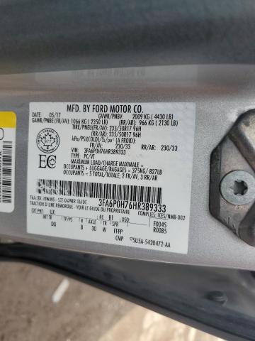 3FA6P0H76HR389333 Ford FUSION SE