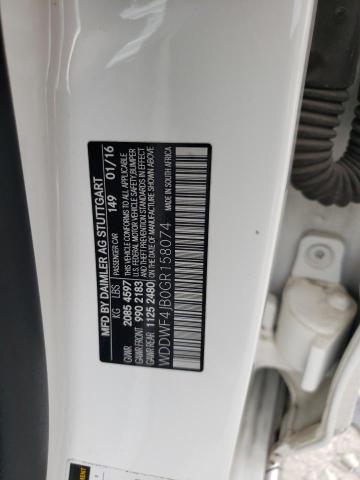 WDDWF4JB0GR158074 Mercedes-Benz C 300