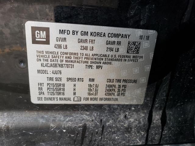 KL4CJASB7KB770731 Buick Encore Preferred