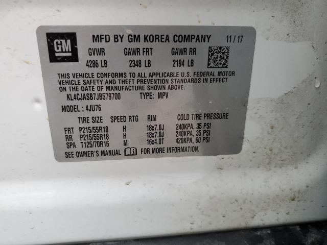 KL4CJASB7JB579700 Buick Encore Preferred