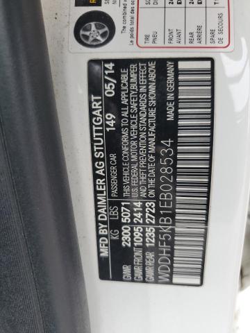 WDDHF5KB1EB028534 Mercedes-Benz E 350