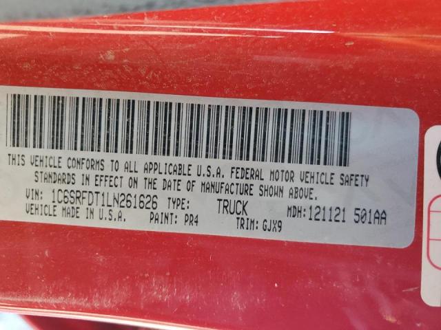 1C6SRFDT1LN261626 RAM 1500 Laie